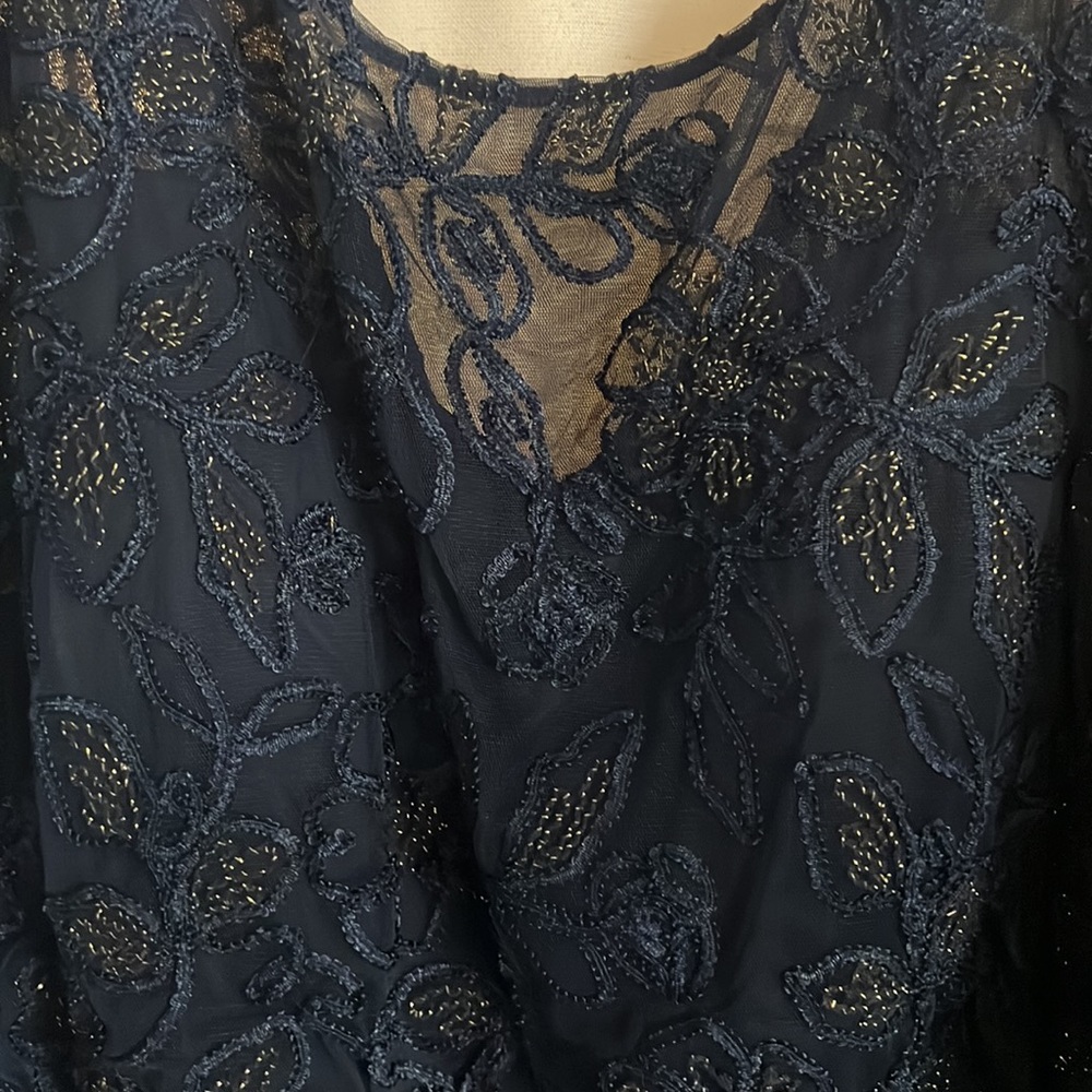 Js Collection, Size 22. Navy Blue With A Hint Of … - image 3